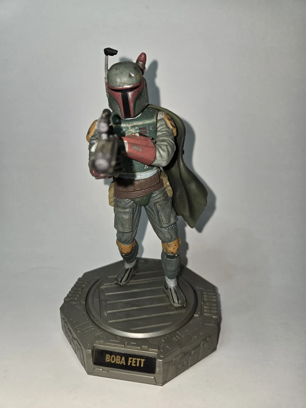 Star Wars Epic Force 1998 rotating statues featuring Luke Skywalker & Boba Fett